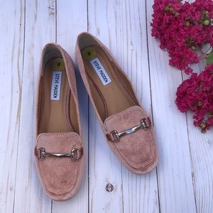 Steven Madden Paulo Blush Velvet Loafers
